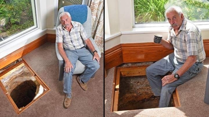 A man accidentally discovered a well in his living room, which turned out to have a history of 500 years. Here’s what they found inside