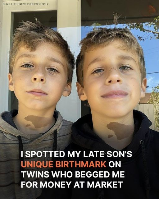 ‘We Want to Eat,’ Twins Beg Lady, She Notices They Have Her Late Son’s Birthmark